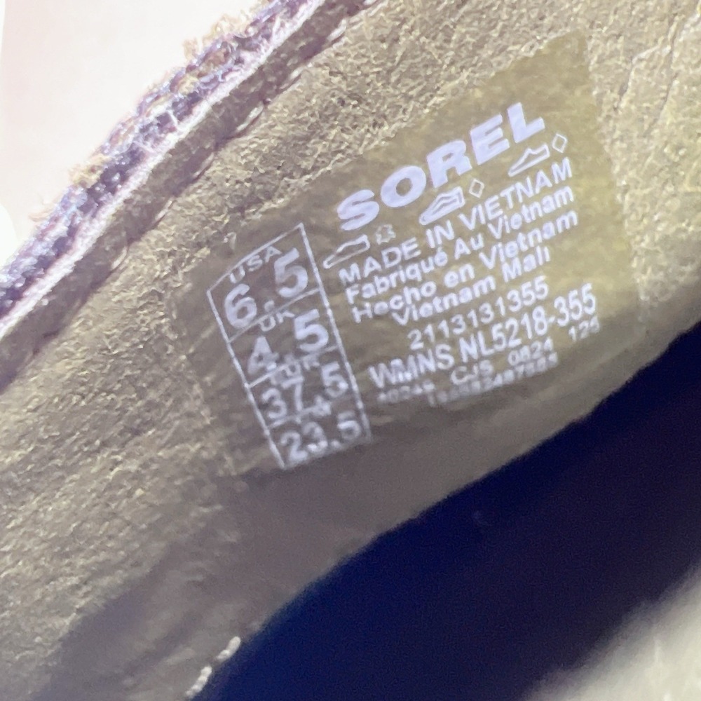 SOREL Rein CB Women's Clog Mules Casual Shoes Green Black EU 37.5 US 6.5 - Picture 13 of 13